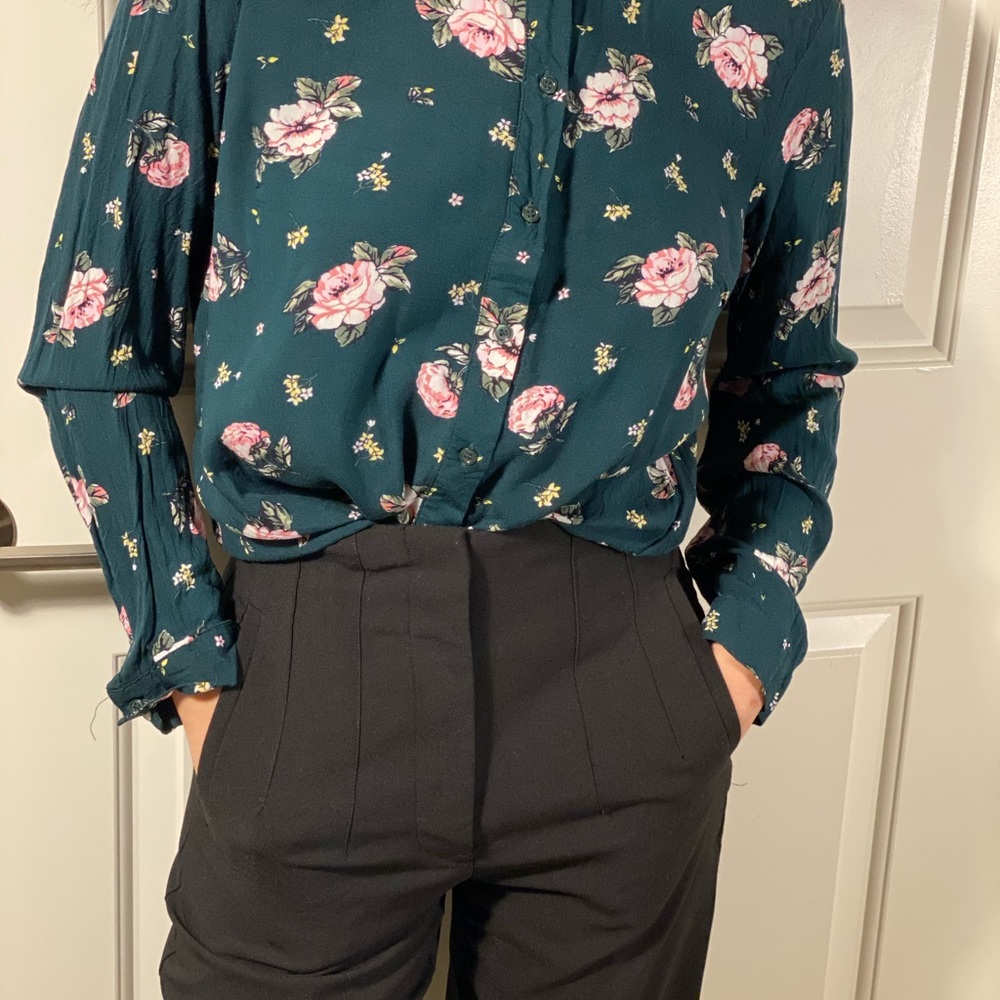 Beautiful green long shirt